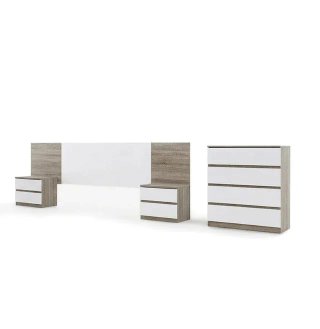 Pack Dormitorio: Cómoda-mesitas