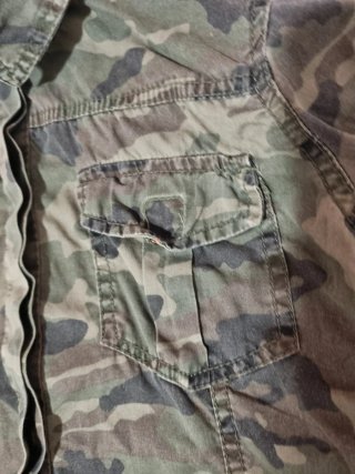 Camisa Camuflaje con Abalorios