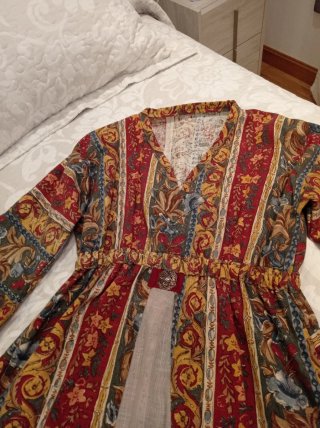 Vestido Medieval Estampado