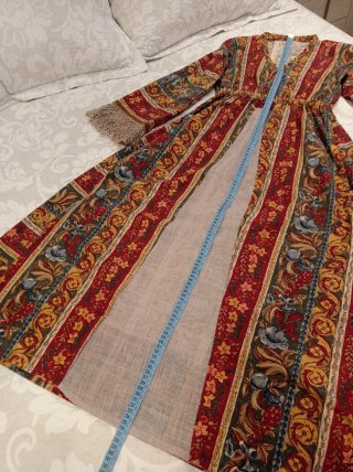 Vestido Medieval Estampado
