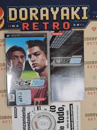 PSP PES 2008 Pro Evolution Soccer Konami UMD