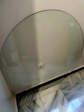 Cristal mesa redondo 105 cm