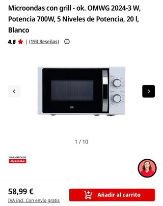 Microondas con Grill