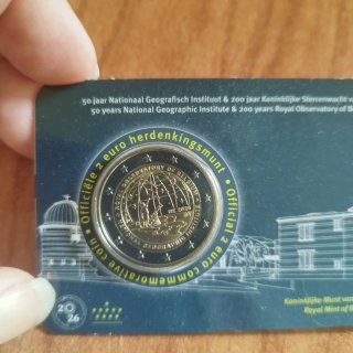 Moneda 2€ Conmemorativa Bélgica 2026