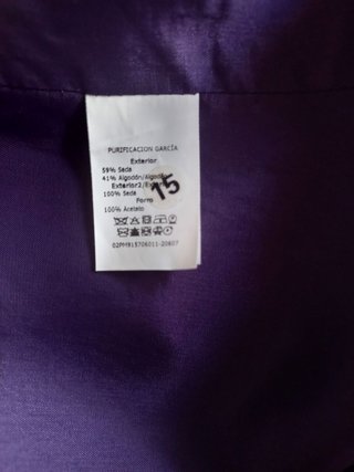 Vestido Purificación García T42 Seda/Algodón
