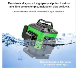 Nivel Láser 4D 16 Líneas Autonivelante Accesorios