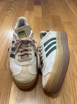 Zapatillas adidas Gazelle Beige y Verde