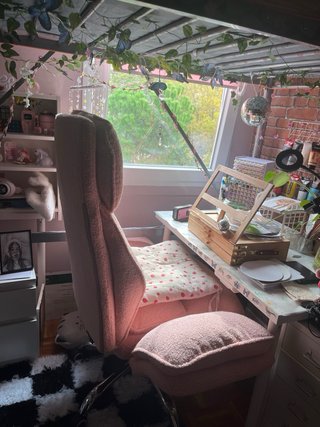 Silla de Oficina Ergonómica Rosa