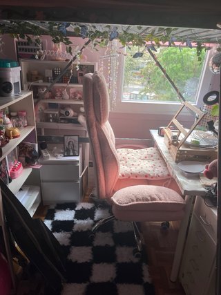 Silla de Oficina Ergonómica Rosa