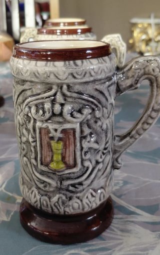 Set de 6 Jarras de Cerveza de Barro