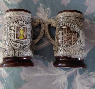 Set de 6 Jarras de Cerveza de Barro
