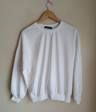 Conjunto Sudadera y Pantalón Blanco Talla L