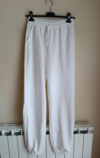 Conjunto Sudadera y Pantalón Blanco Talla L