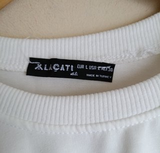Conjunto Sudadera y Pantalón Blanco Talla L