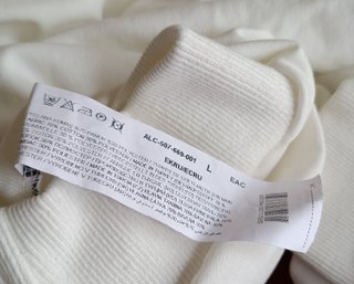 Conjunto Sudadera y Pantalón Blanco Talla L