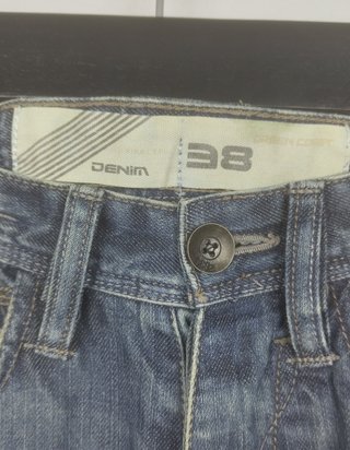 Green Coast Vaqueros Ajustados Denim Y2K Hombre S