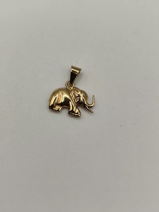 Colgante Oro 18k - Elefante - 0,72gr