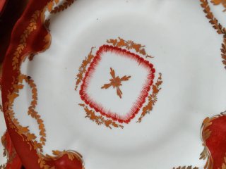 Vajilla antigua de merienda