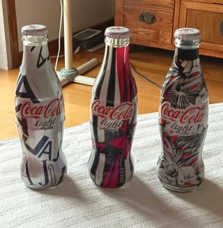 Set 3 bottiglie Coca Cola edizione limitata