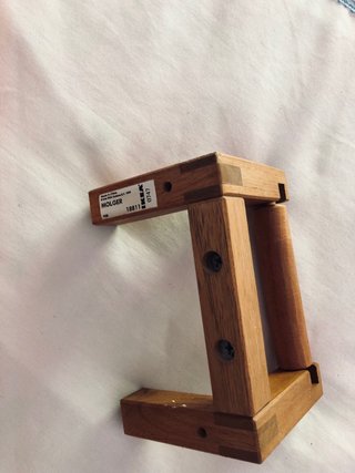 Lote accesorios baño madera y naranja