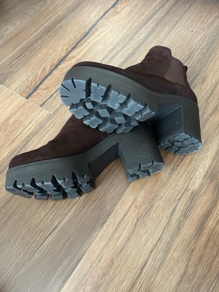 Botines de Piel Brownie Marrones
