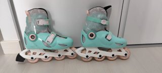Patines Oxelo en Turquesa talla 30-32