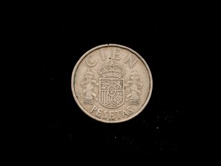 Lote de 9 Monedas de 100 Pesetas
