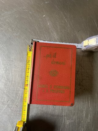 Salvadanaio vintage rosso
