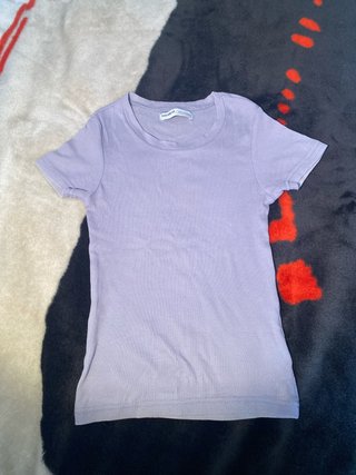 Camiseta Pull&Bear Morada