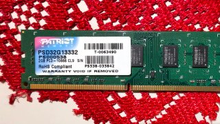 Memoria RAM Patriot 2GB DDR3 Memoria ram Kingston
