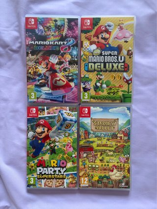 Juegos Nintendo Switch: 32€ cada uno