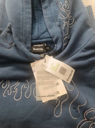 Sudadera Desigual Maria Escoté Talla S/M