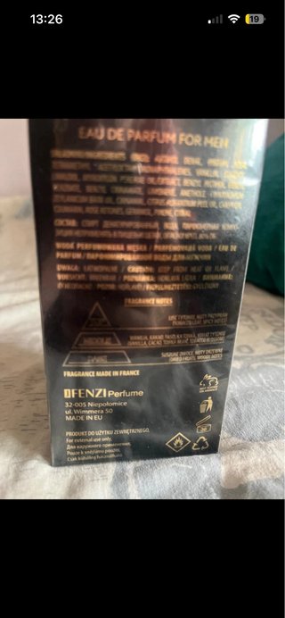 JFENZI Fleurs De Tabac Noir Eau de Parfum 100ml