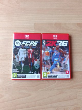 FC 26 y NBA 2K26 Nintendo Switch