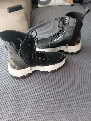Botines Deportivos Guess Negros Talla 38