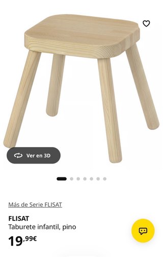 Mesa infantil FLISAT IKEA 2 taburetes 2 bandejas