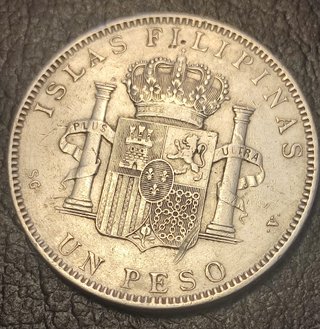 Moneda Un Peso Filipinas 1897