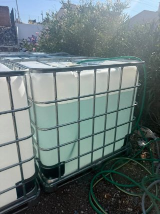 Depósito de agua IBC 1000L