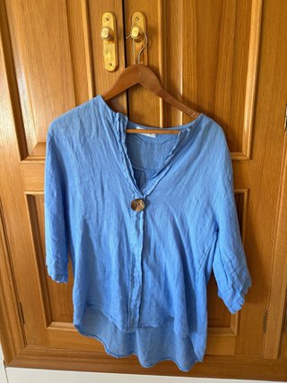 Camisa Azul Mulaya