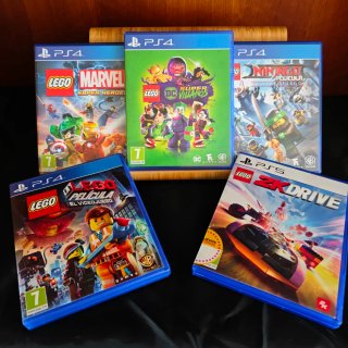 Pack 5 juegos LEGO PS4/PS5