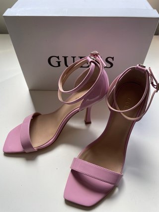 Sandalias Guess Tacón Rosa Talla 38