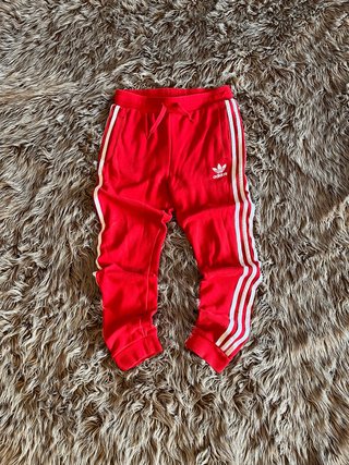 Adidas Originals Pantalón Chándal Rojo Talla xxs