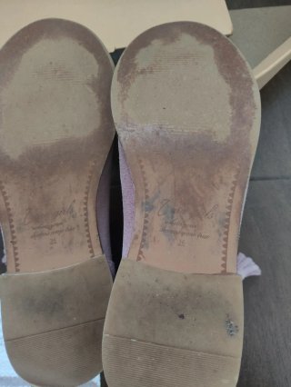 Botines de Ante Color Maquillaje Talla 36