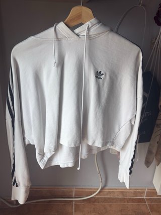 Sudadera Adidas Blanca Mujer Talla S