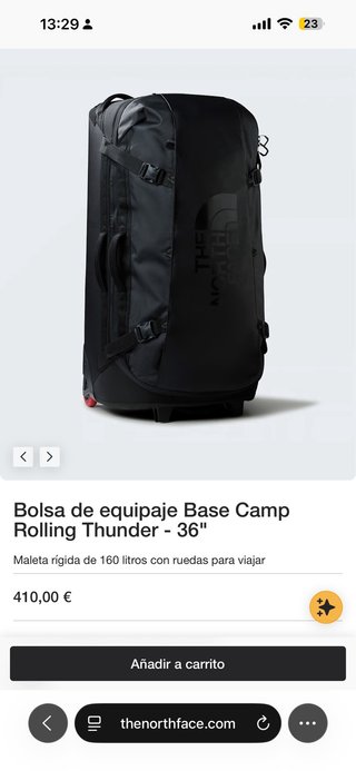 Valija North Face Base camp thunder