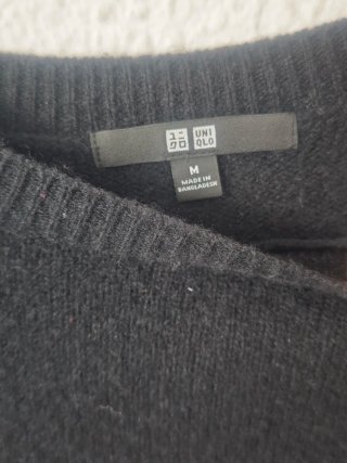 Jersey de Lana Mujer Uniqlo Negro Talla M