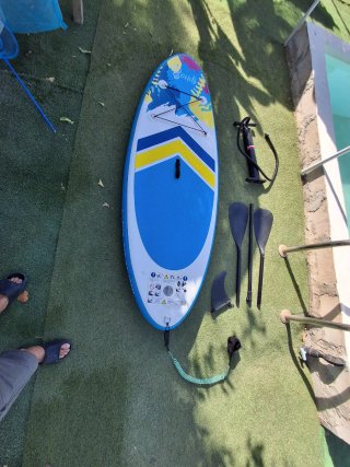 Tabla de Paddle Surf Boudi Azul hinchable