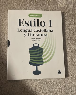 Estilo 1, Lengua Castellana y Literatura, Bachi...