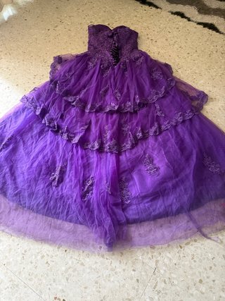 Vestido de Fiesta o Quinceañera Morado