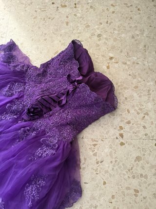 Vestido de Fiesta o Quinceañera Morado